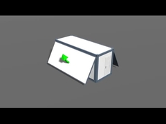 環境に優しい拡張可能なプレハブ住宅の持続可能性効率のカスタマイズ