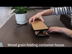 折り畳み式モジュラー プレハブのオフィスのプレハブの容器の家