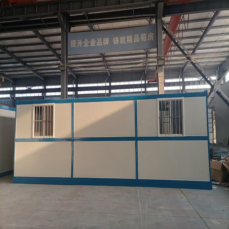 OEMは鋼鉄携帯用建築現場に取除く浴室のCanblueのボーダーが付いているオフィスを電流を通した
