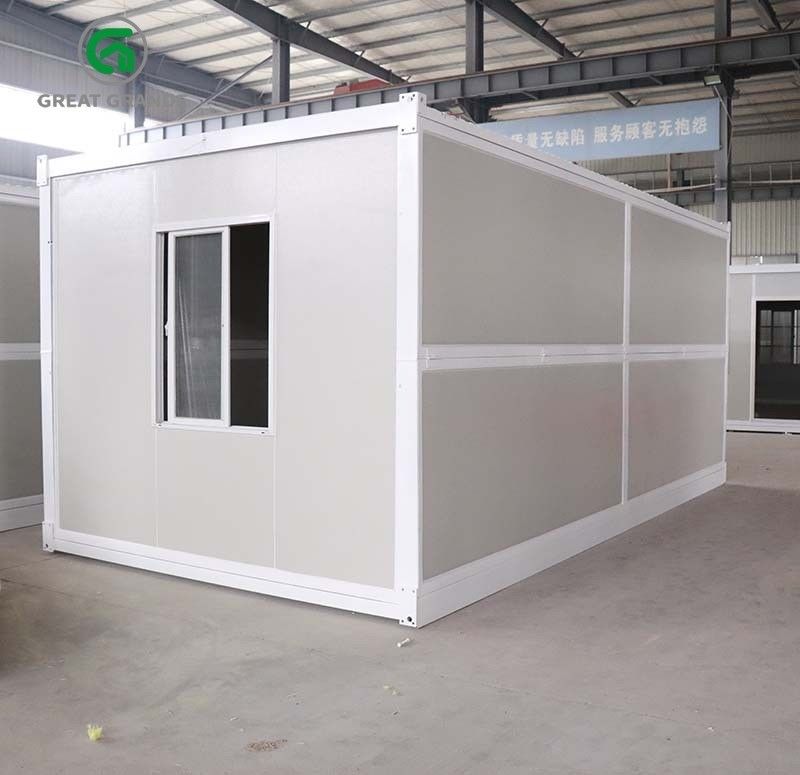 携帯用可動装置のプレハブの折る容器の家は建築現場か軍隊のために適している