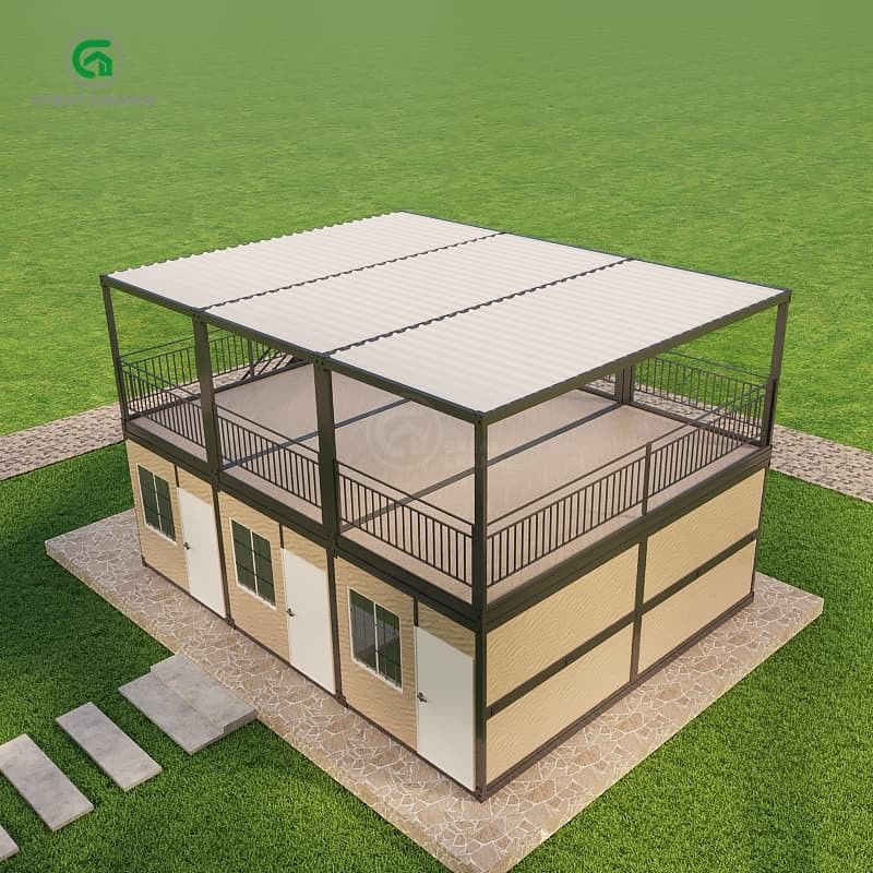 パテントされた防水設計 コンパクトで折りたたむ輸送のためのコンテナ住宅